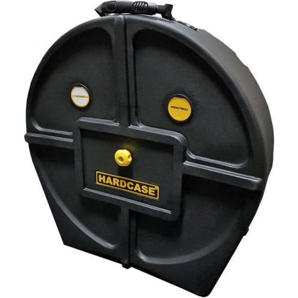 Hardcase HN9CYM22 Becken-Trolley 22 Cymbal Case für 9 Becken, Instrumententasche + Koffer, Schwarz