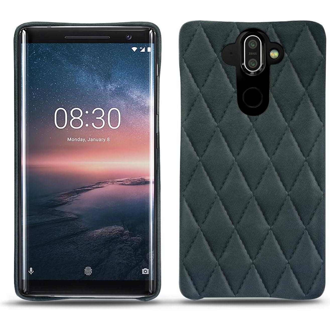 Thumbnail - Noreve Lederschutzhülle (Nokia X), Smartphone Hülle, Blau