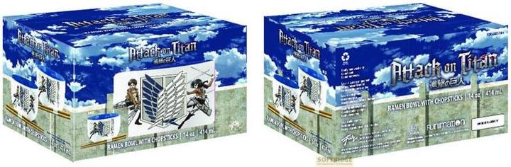 Produktbild Just funky L'ATTAQUE DES TITANS - Bataillon d'exploration - Bol à Ramen 470mL (0.47 l, 1x)