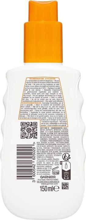 Actual product image Garnier Ambre Solaire Hydra 24 Moisturizing Milk Spf 30 (Suntan lotion, SPF 30)