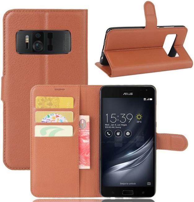 Image du produit MU Classic Couverture en cuir avec texture litchi (Asus Zenfone AR)