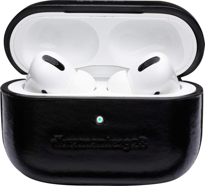 Actual product image dbramante1928 Copenhagen - AirPods Pro full grain leather case - Black (Headphone sleeve)