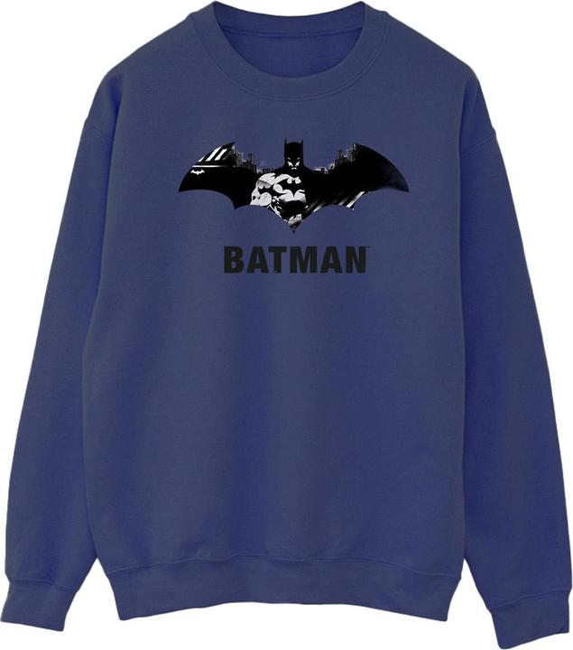 Produktbild Batman Schwarz Stare Logo Baumwolle Sweatshirt (4XL)