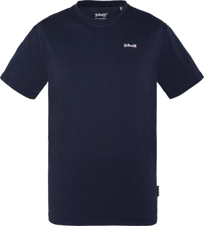 Actual product image Schott T-Shirt TSLOGOCASUAL Kurzarmshirt mit Front-Print (XXL)