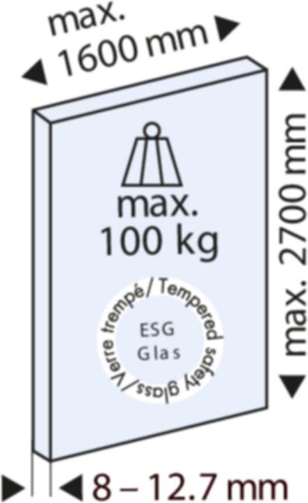 Actual product image HAWA Sliding door fittings -PORTA 100 G