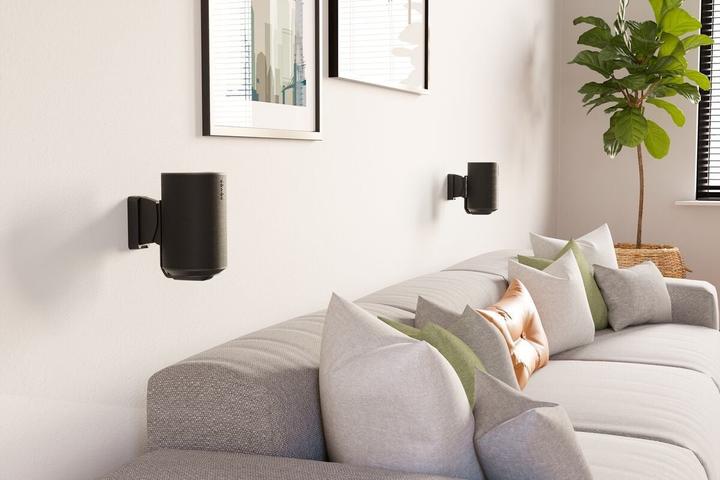 Produktbild Vogels TV bracket Speaker Wall Mount for Sonos Era 100 (black) | (Wandmontage, Drehbar, Neigbar)