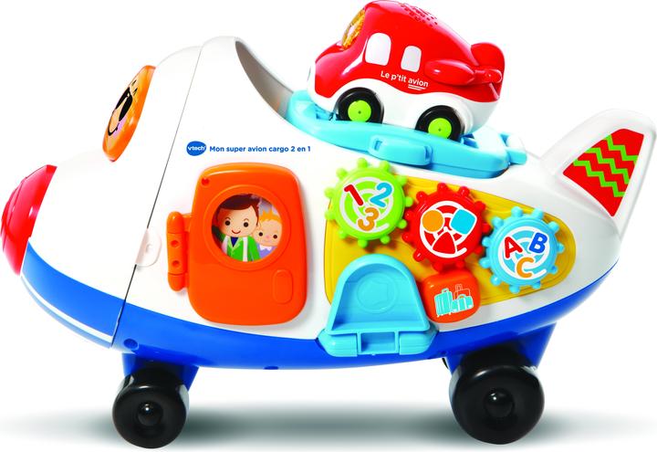 Produktbild VTech Tut Tut Bolides - Mon super avion cargo 2 en 1 (+ Timon, le petit avion)