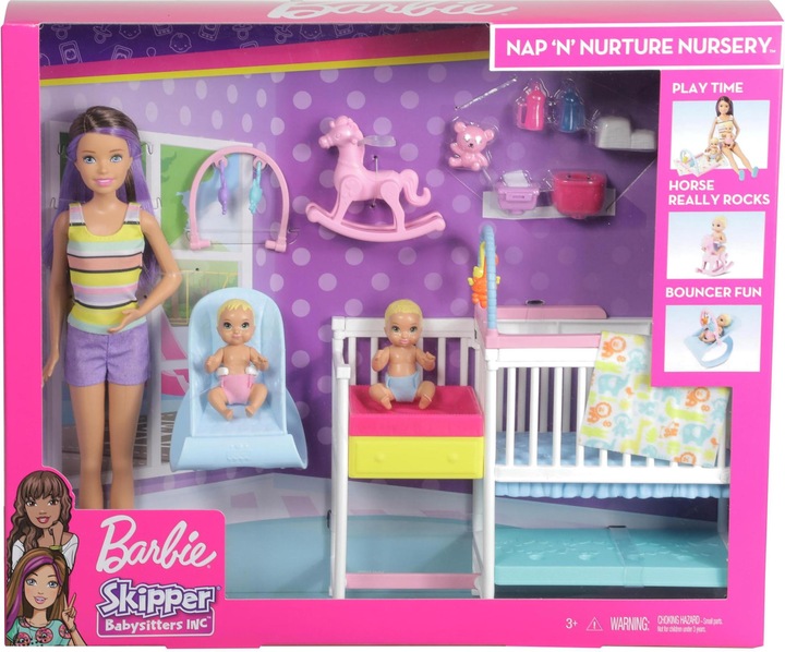 Image du produit Barbie Skipper - Kit de jeu pour salle de jeux pour enfants