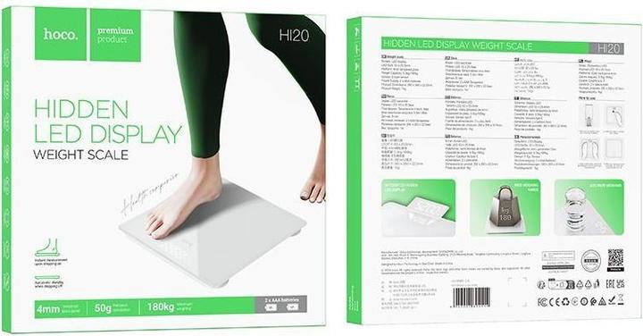 Actual product image Hoco Other weight scale HI20 white (150 kg)