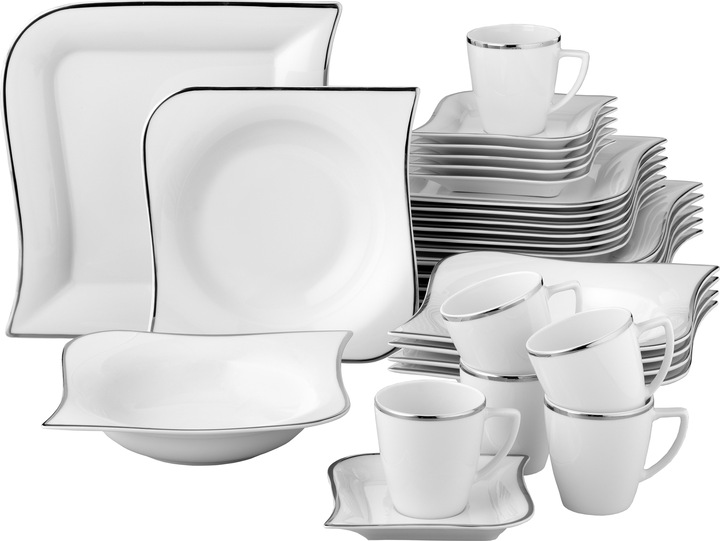 Actual product image Bormioli Rocco Silverline combination service (30 Piece)