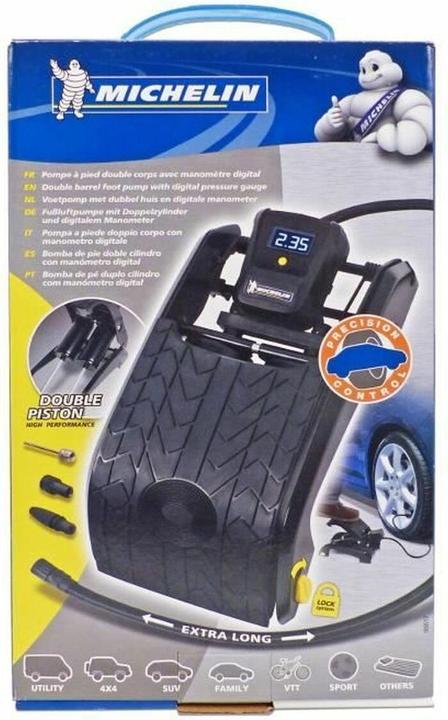 Produktbild Michelin Fussluftpumpe 2 Zylinder Digital