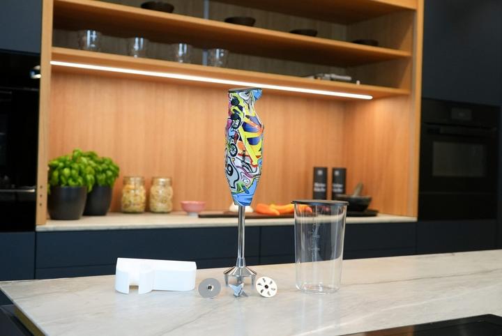 Actual product image Bamix M200 Mono Hand Blender, Graffiti Black Special Edition