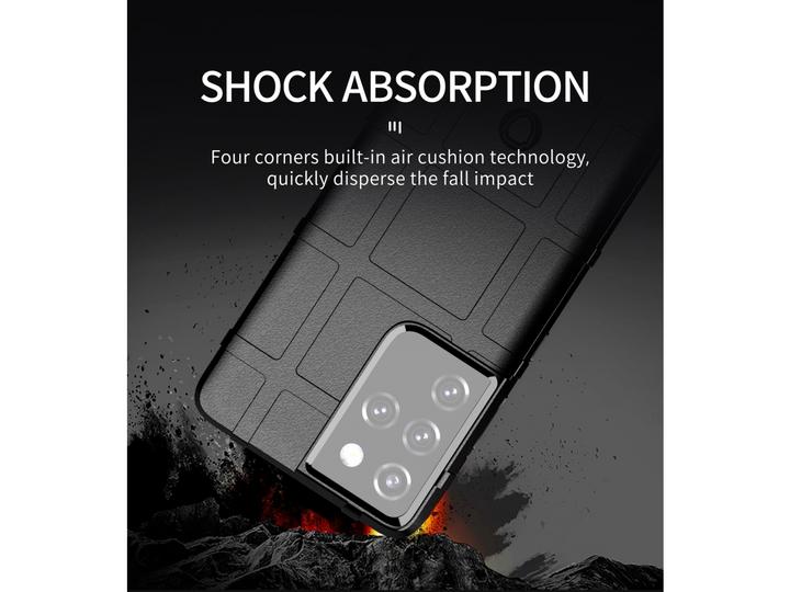 Produktbild Screenguard Samsung Galaxy S21 Ultra Rugged Shield Hülle (Samsung Galaxy S21 Ultra)