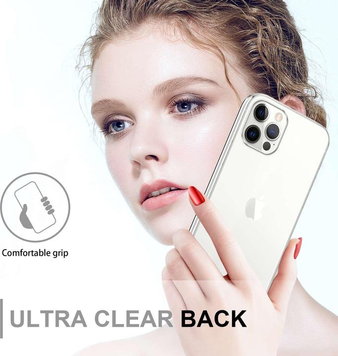 Image du produit Cadorabo Coque pour Apple iPhone 12 / 12 PRO TPU 360 Grad Case (Apple iPhone 12, Realme 12 Pro+)