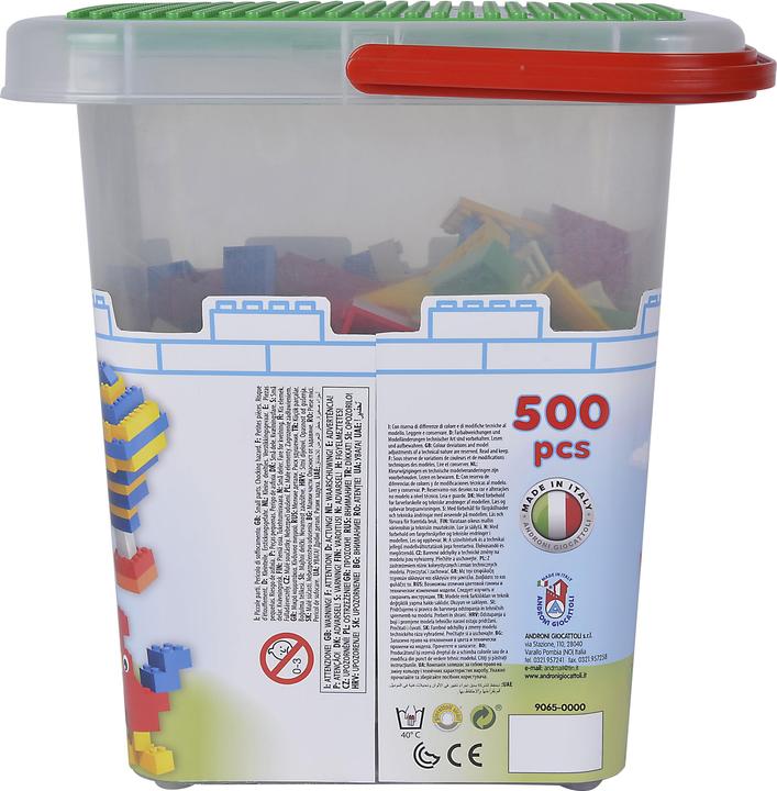 Actual product image Androni Blox bucket 500 parts