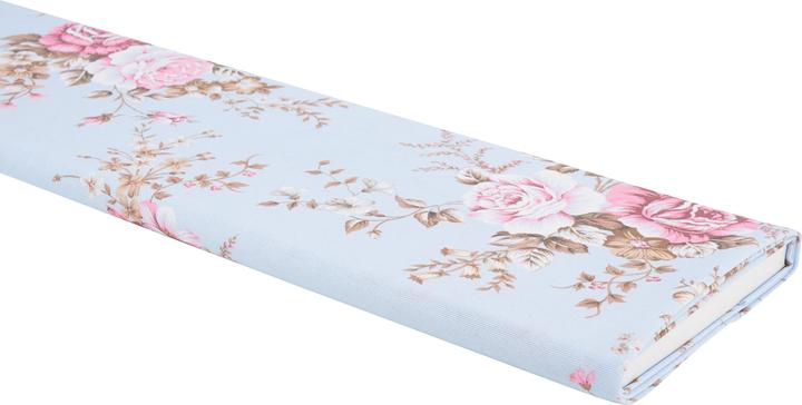 Immagine prodotto VBS Tessuto con motivo in lino "Squeegee blue", larghezza 140 cm, al metro