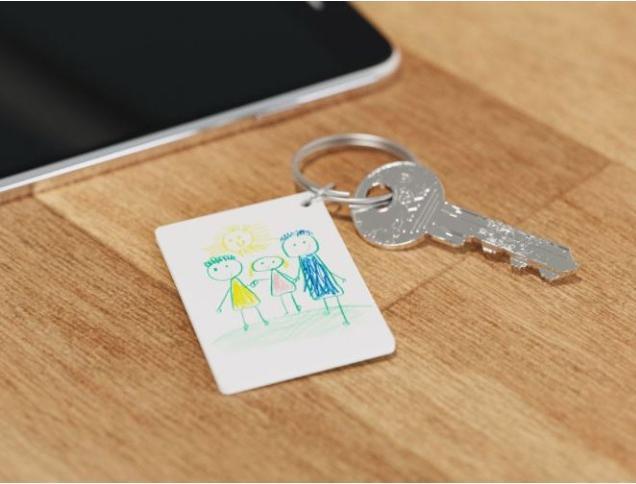Actual product image Pikkii DIY Keychain Set - Children's Drawing