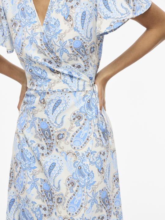 Produktbild Vila VILOVIE Kurzärmeliges Kleid mit V-Ausschnitt (44)