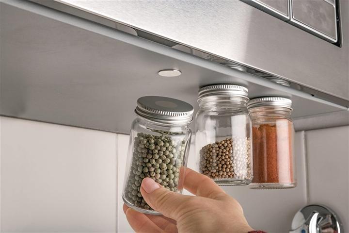 Actual product image Fix-o-moll Magnet Disc Neodymium Adhesion.Silver8mm 10pcs (10x)