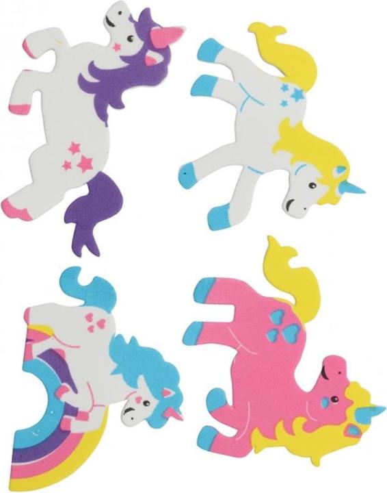 Produktbild Glorex Moosgummi Sticker 28 St. Einhorn, selbstklebend