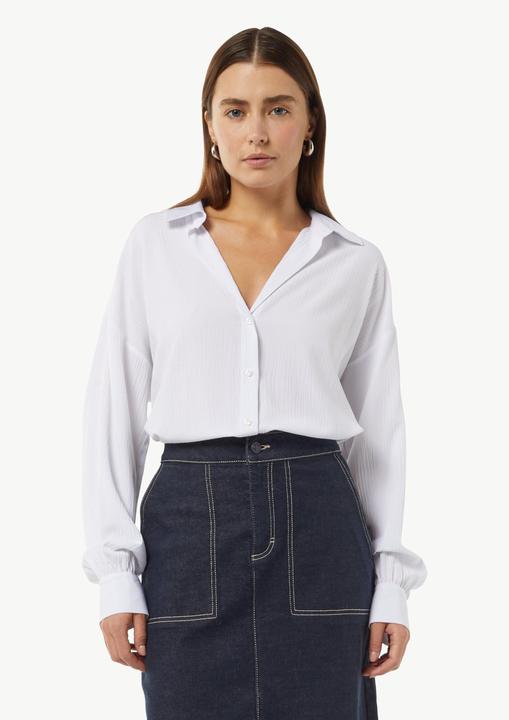 Produktbild Comma Bluse Strukturierte Bluse mit Hemdkragen (46)