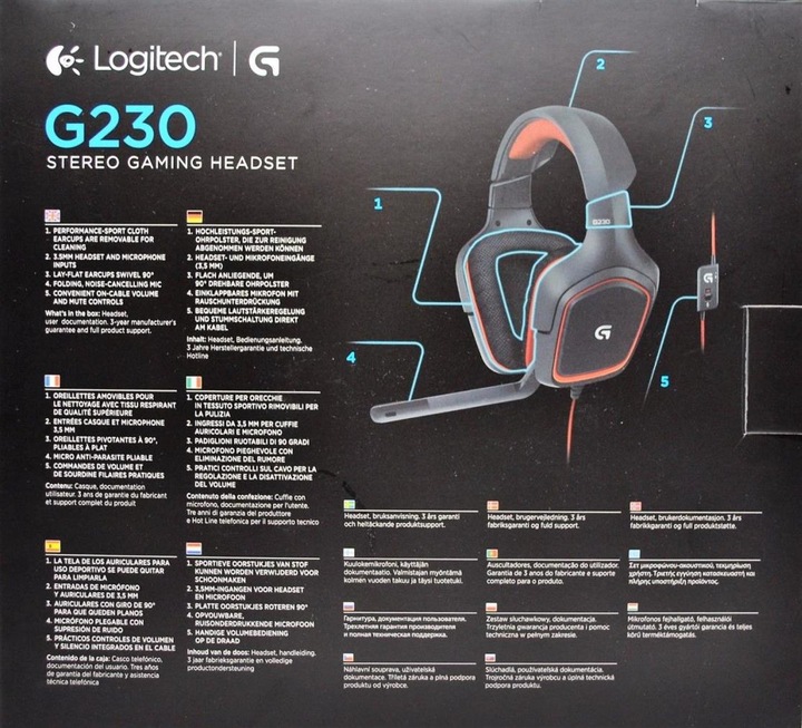 Produktbild Logitech G G230 Gaming Headset (Kabelgebunden)