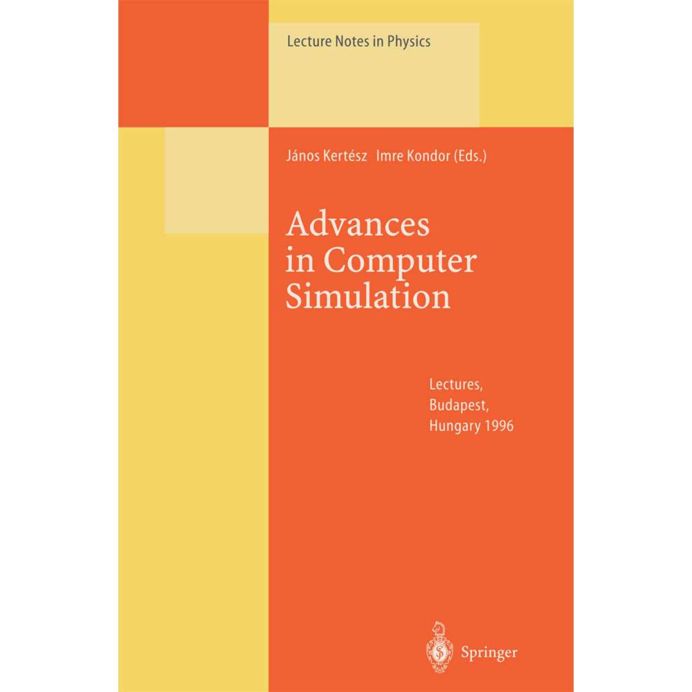 Advances in Computer Simulation, Fachbücher von Janos Kertesz, Imre Kondor