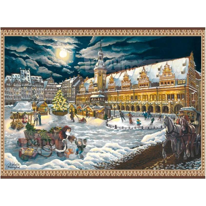 Pappnoptikum Leipzig - Altes Rathaus Markttreiben (Mini-Adventskalender)