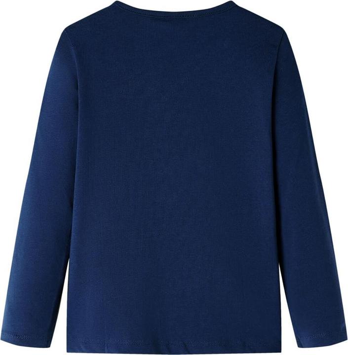 Immagine prodotto vidaXL Camicia da bambino a maniche lunghe blu navy 140,Materiale: 95 % cotone (140)