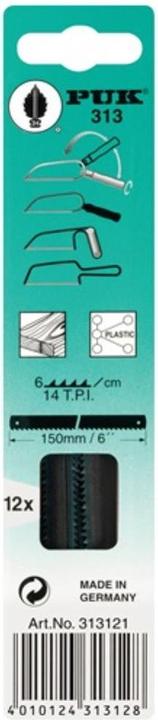 Produktbild Puk Sägeblatt Blattlänge 150 mm Blattbreite 6 mm grob für Holz