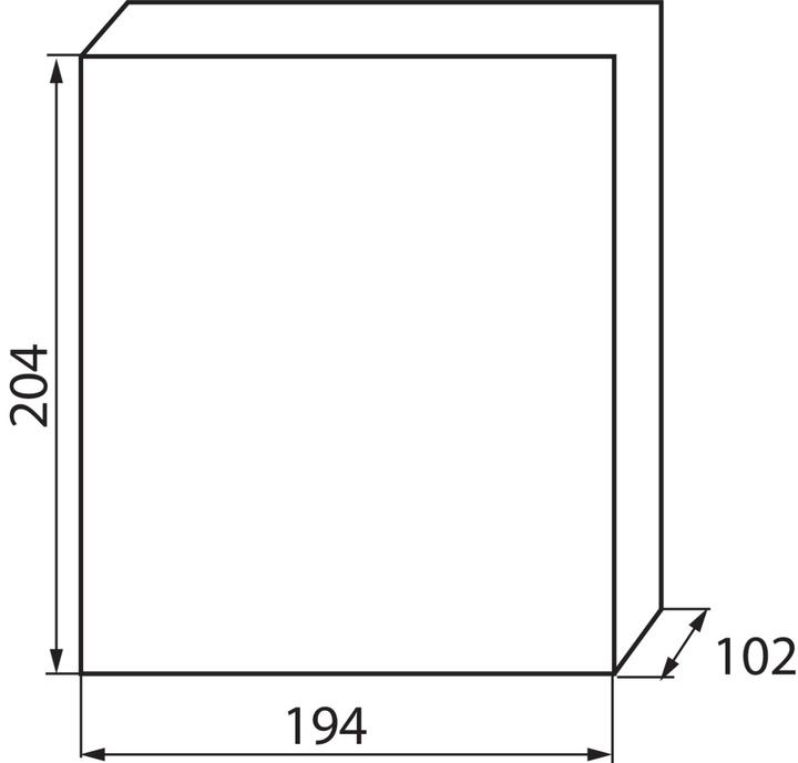 Actual product image Kanlux Surface-mounted distribution board with DIN rail 6 modules IP30 IK07 KDB-S06T 23610
