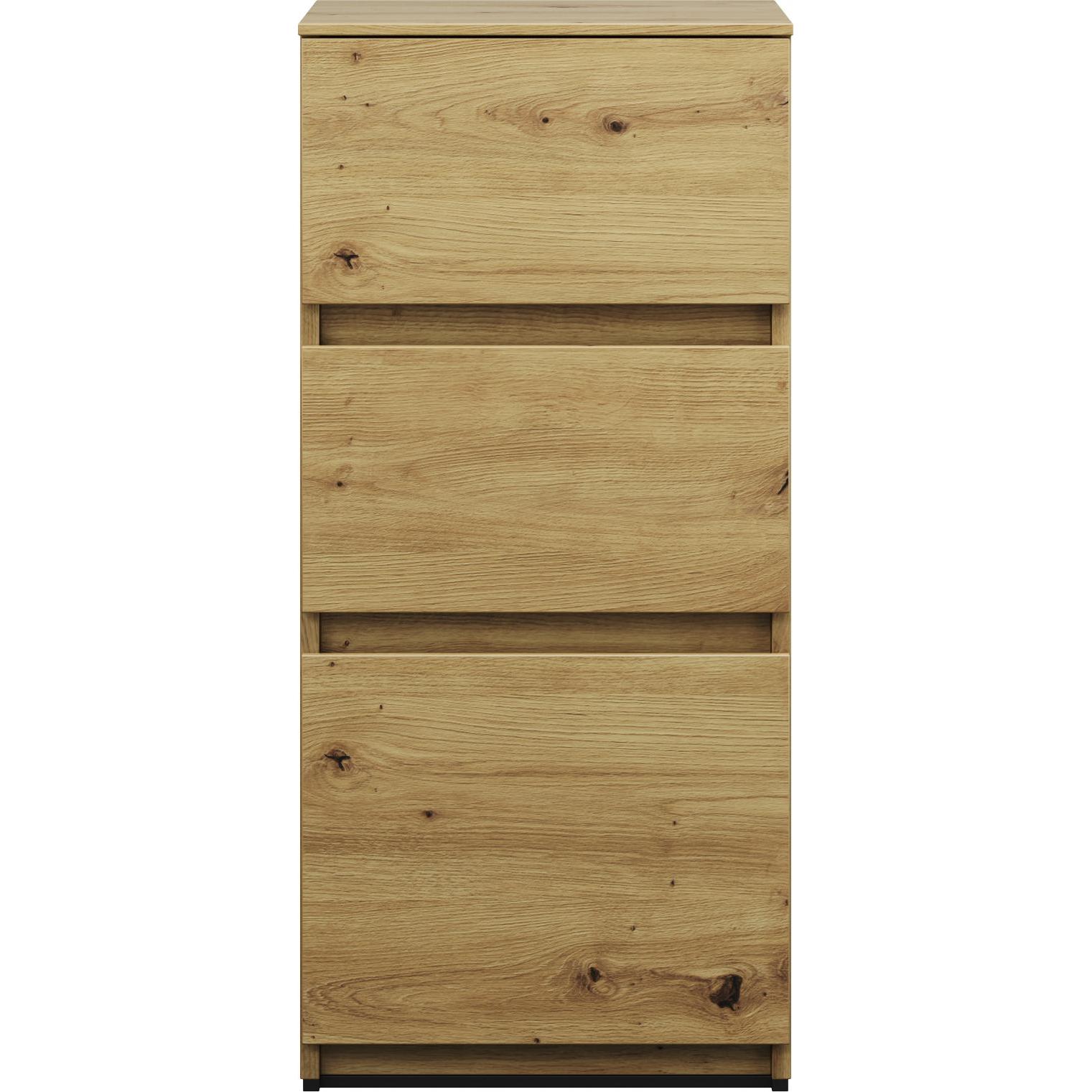burgbad, Badezimmerschrank, Lin20 Unterschrank, 3 Auszüge in der Tiefe 357, 400x357x870mm, USIX040