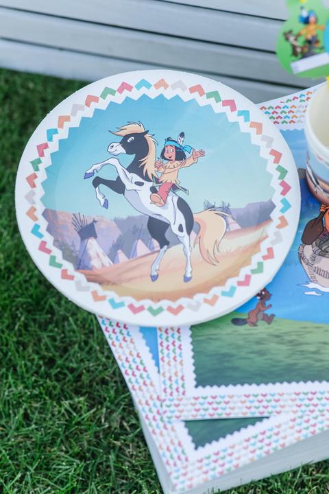 Produktbild DH-Konzept Party Teller Indianer Yakari (8x)