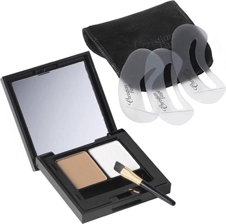 Christian Faye Christian Duo Eyebrow Makeup 3g - Highlighter Light