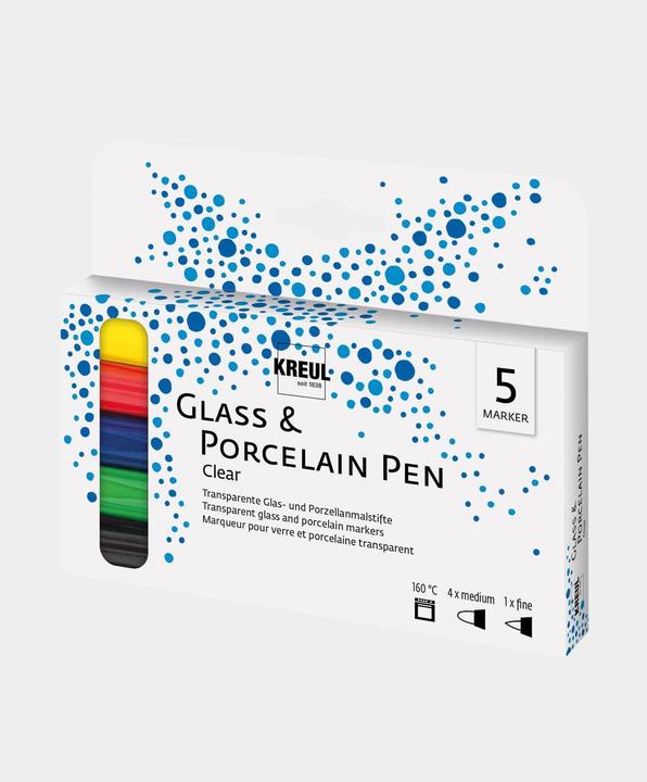 Immagine prodotto Kreul glass color pen, set da 5 (5x)