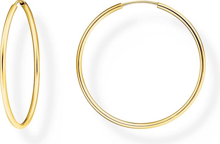 Thomas Sabo Creolen (Or jaune 750 plaqué or, Argent sterling 925)