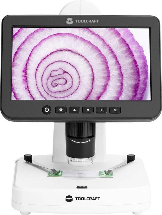Actual product image Toolcraft TO-9407067 Digital microscope 300 x incident light, transmitted light