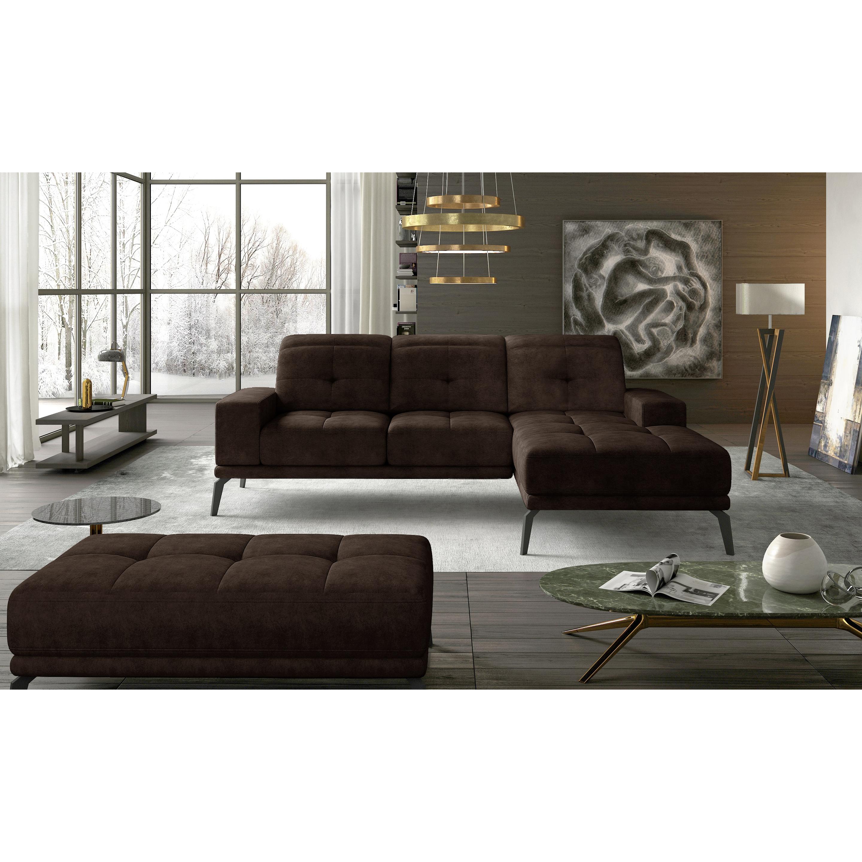 ELTAP, Sofa, Narożnik Torrense + Puf (Ecksofa, 4-Sitzer, Bettsofa)