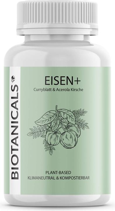Biotanicals Fer+ 120 gélules (120 pièce(s), Capsules, 85 g)