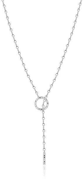 Immagine prodotto Rosato Collana d'argento alla moda Cubica RZC036 (L)