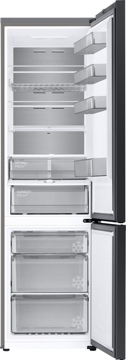 Produktbild Samsung Bespoke RB38C7B6BB1 schwarz Kühl- Gefrierkombination, schwarz (387 l)