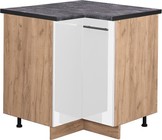 Anthrazit, Goldkraft Eiche, Weiss, Weiss Hochglanz