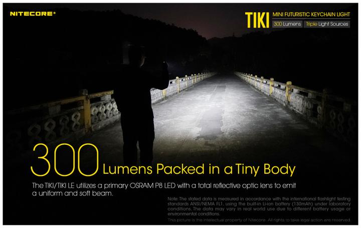 Actual product image Nitecore TIKI LE - 300 lumen (5.50 cm, 300 lm)