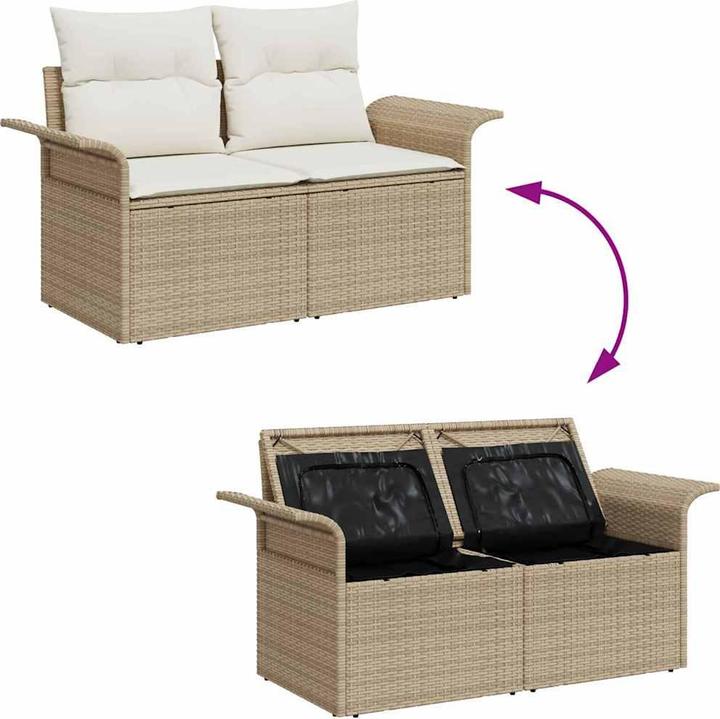 Image du produit VidaXL Canapé de jardin en plein air