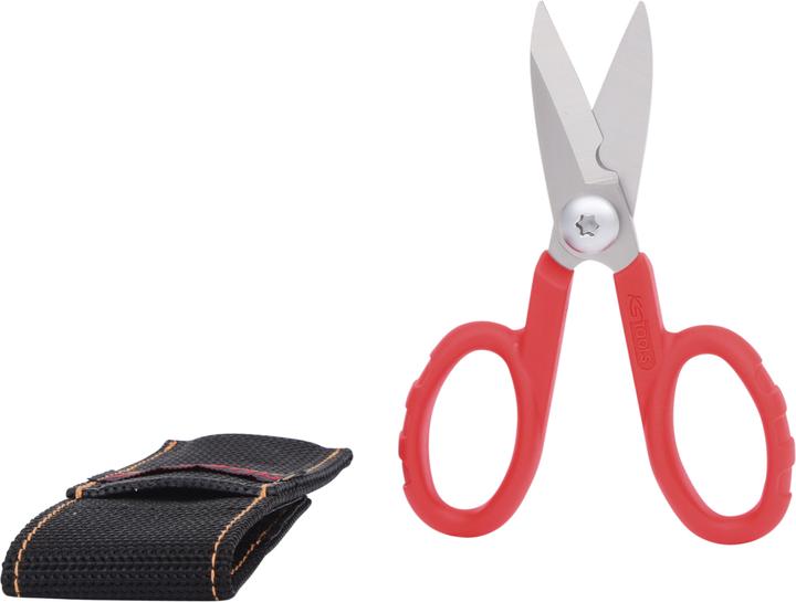 Actual product image KS Tools Universal workshop scissors, 140mm, belt pouch included (14 cm)
