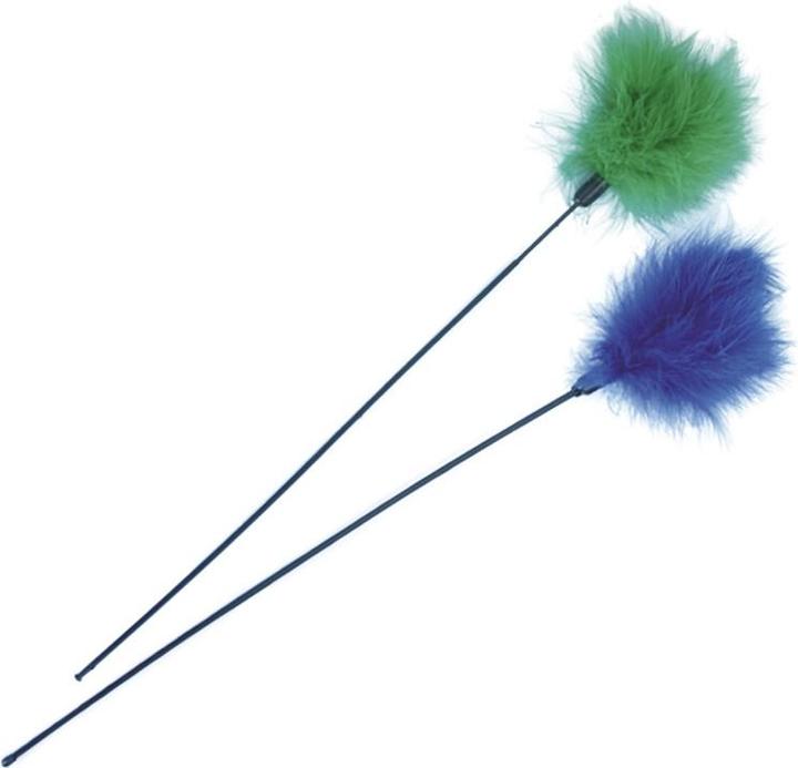 Immagine prodotto Nobby Spolverino di piume con piumino (Canna da gioco per gatti)
