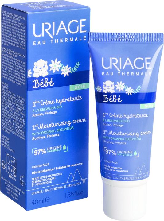 Productafbeelding Uriage Bébé 1e vochtinbrengende crème (40 ml, Dagcrème)