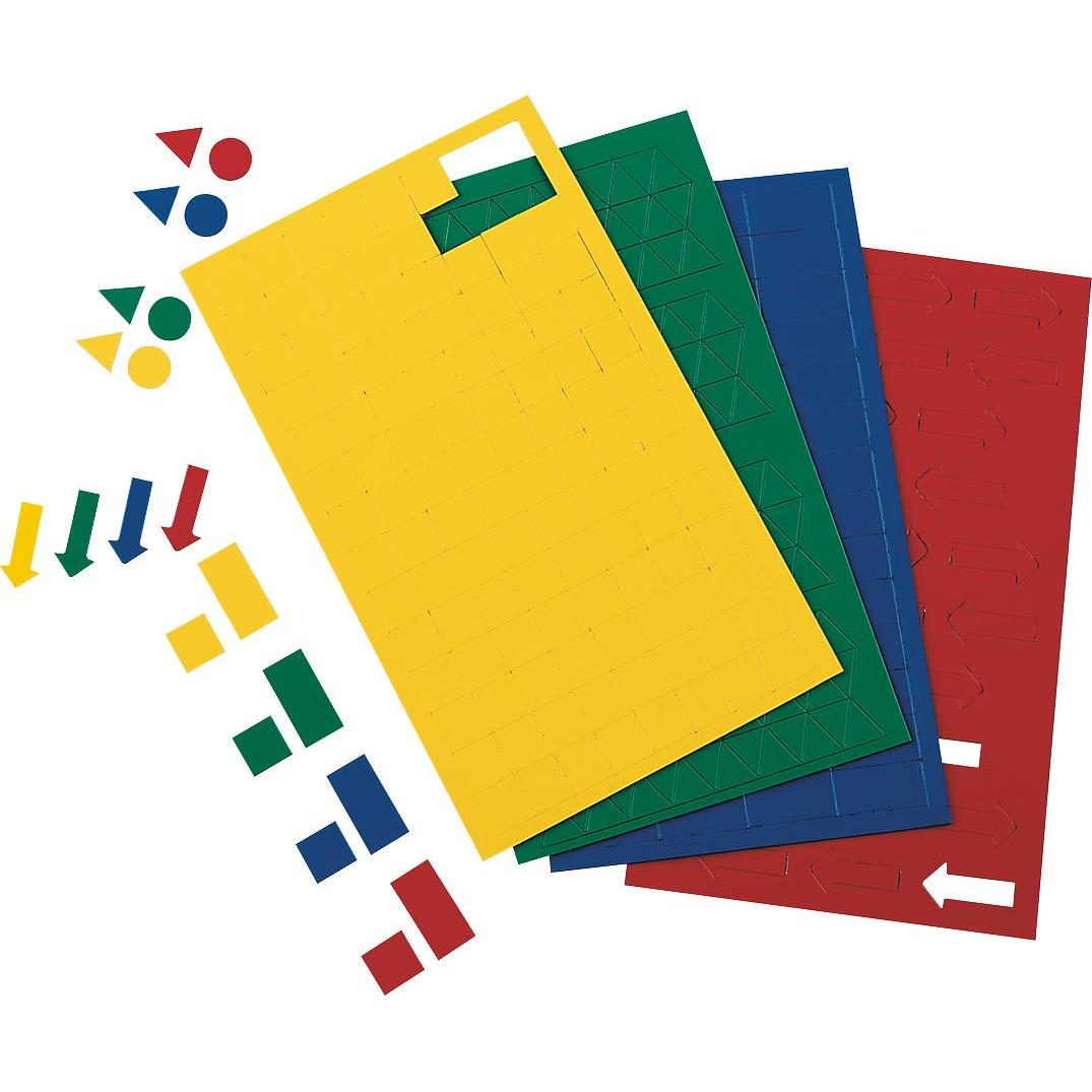 Maul, Magnet, Magnetsymbole Quadrat, 112 Stück (112 x)