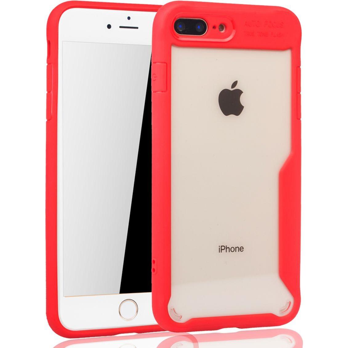 Thumbnail - König Design Apple iPhone 7 Plus Hülle Case Handy Cover Schutz Tasche Schutzhülle Bumper Rot (Apple iPhone 7 Plus), Smar...