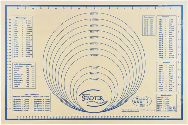 Actual product image Städter Backmatte (60 x 40 cm)